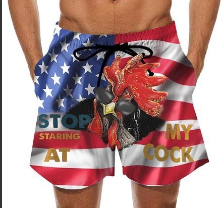 Ανδρικό παντελόνι θαλάσσης με διασκεδαστικό τρισδιάστατο σχέδιο μαγιό με σχέδιο μπανάνας και σχέδιο μπανάνας, ευρωπαϊκά και αμερικανικά σορτς