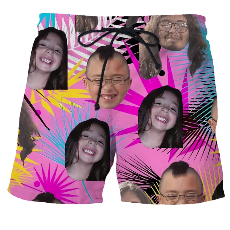 Ανδρικό παντελόνι θαλάσσης με διασκεδαστικό τρισδιάστατο σχέδιο μαγιό με σχέδιο μπανάνας και σχέδιο μπανάνας, ευρωπαϊκά και αμερικανικά σορτς