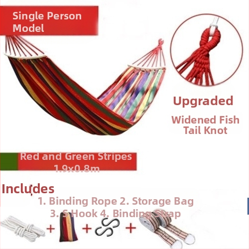 Hamac balansoar exterior, îngroșat, interior, single dublu, dormitor studențesc, dormitor pentru adulți, scaun suspendat din pânză anti-răsturnare