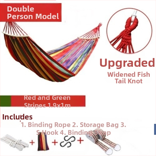 Hamac balansoar exterior, îngroșat, interior, single dublu, dormitor studențesc, dormitor pentru adulți, scaun suspendat din pânză anti-răsturnare