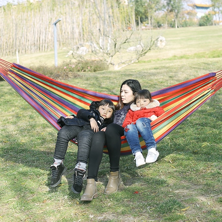 Hamac balansoar exterior, îngroșat, interior, single dublu, dormitor studențesc, dormitor pentru adulți, scaun suspendat din pânză anti-răsturnare