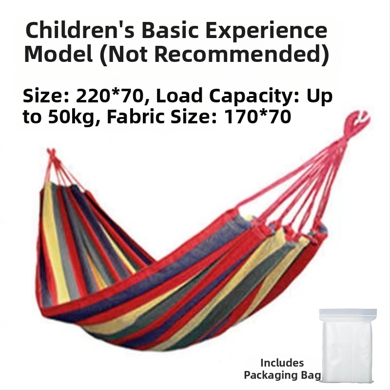 Hamac balansoar exterior, îngroșat, interior, single dublu, dormitor studențesc, dormitor pentru adulți, scaun suspendat din pânză anti-răsturnare