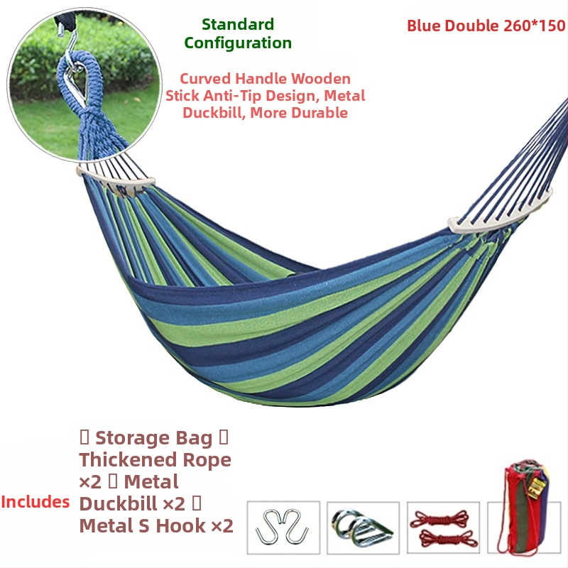 Hamac balansoar exterior, îngroșat, interior, single dublu, dormitor studențesc, dormitor pentru adulți, scaun suspendat din pânză anti-răsturnare