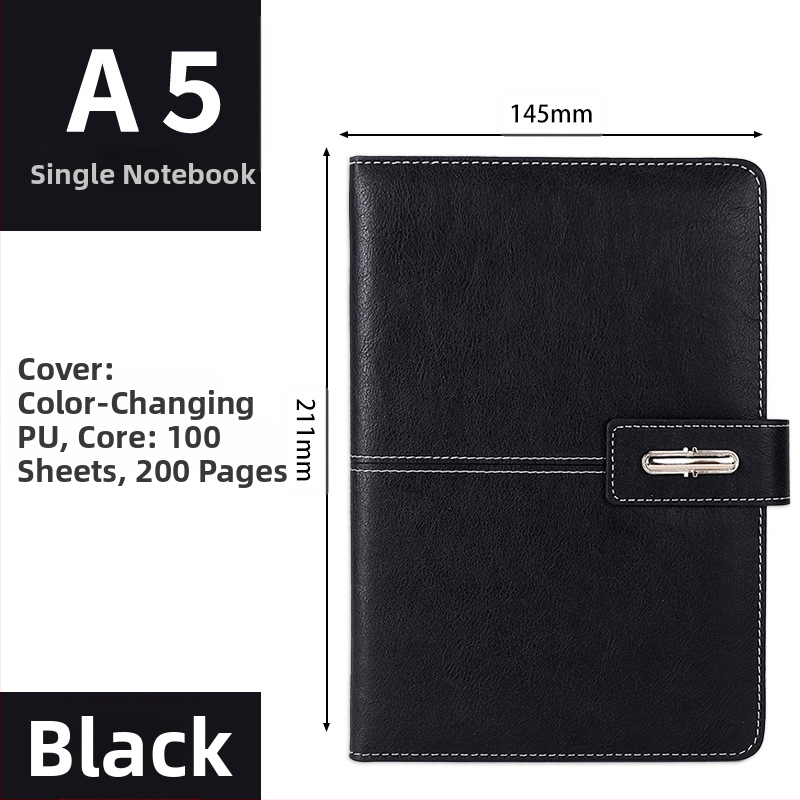 Ettevõtte äripandlaga märkmiku kinkekarbi ülikond kohandatud logoga termostops ettevõtte aastakoosoleku kaasnev kinkemärkmik