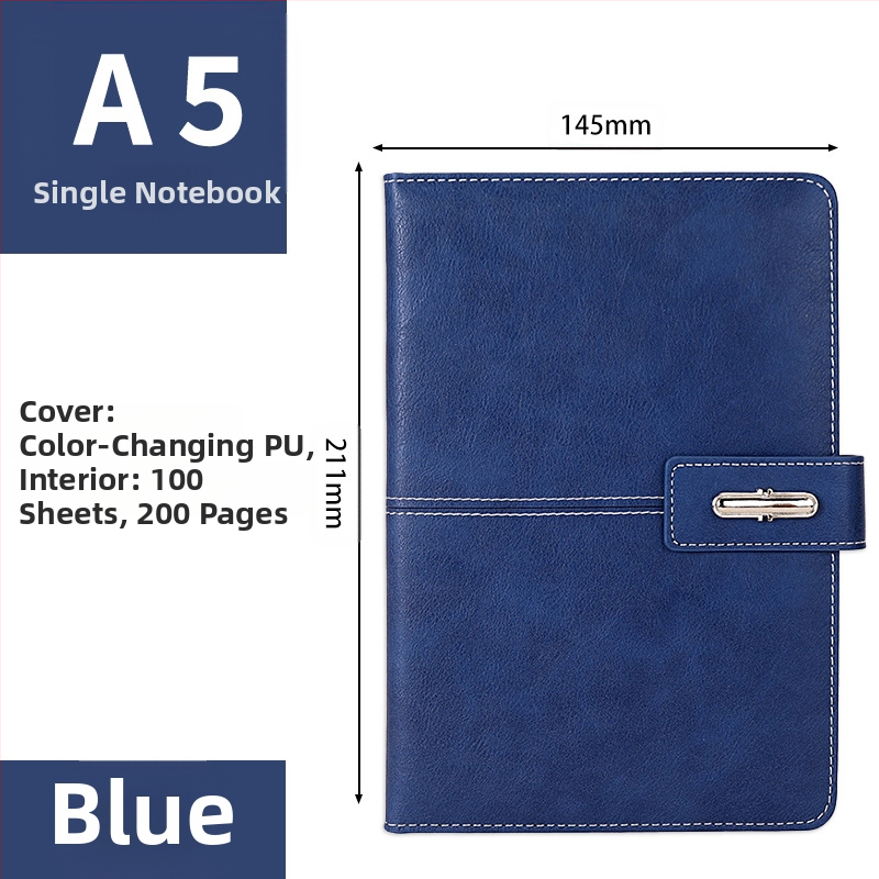 Ettevõtte äripandlaga märkmiku kinkekarbi ülikond kohandatud logoga termostops ettevõtte aastakoosoleku kaasnev kinkemärkmik