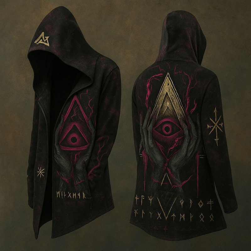 2025 m. tarpvalstybinis Europos ir Amerikos megztinis su gobtuvu, naujas megztinis, vyriškas „Tough Guy“ gobtuvas su gobtuvu be užtrauktuko, skirtas Helovinui