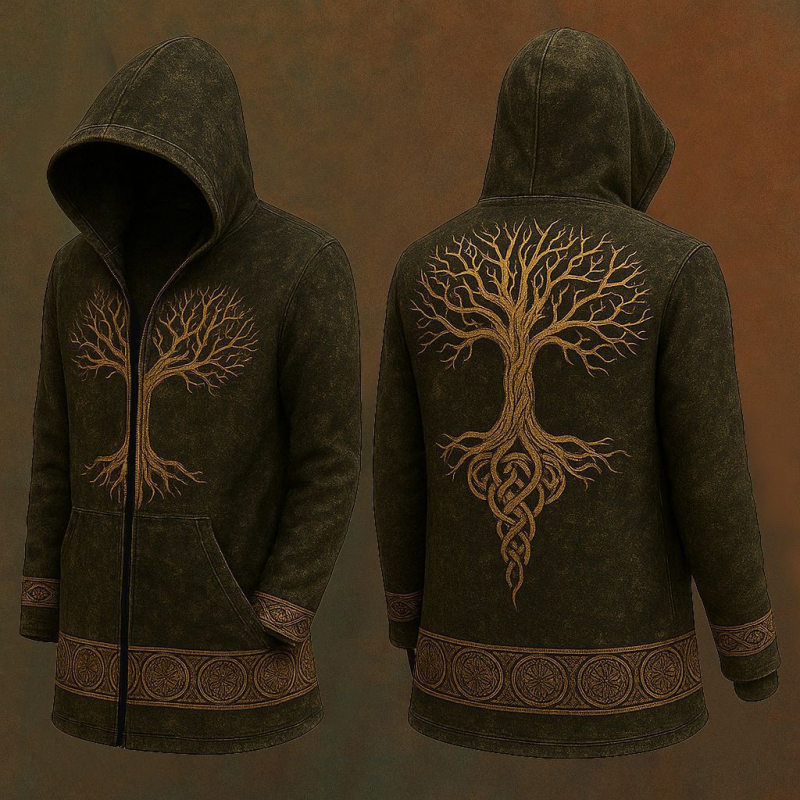 2025 m. tarpvalstybinis Europos ir Amerikos megztinis su gobtuvu, naujas megztinis, vyriškas „Tough Guy“ gobtuvas su gobtuvu be užtrauktuko, skirtas Helovinui