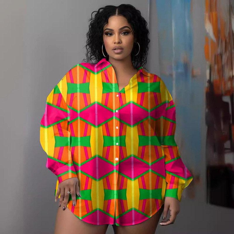 CB 2024 kevadine Amazoni piiriülene särk 3D mustvalge värvimaalimise ja trükkimisega meeste lihtne pikkade varrukatega särk