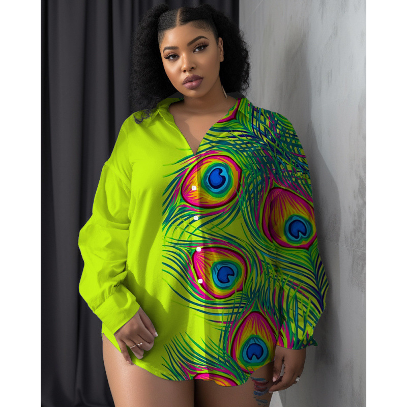 CB 2024 kevadine Amazoni piiriülene särk 3D mustvalge värvimaalimise ja trükkimisega meeste lihtne pikkade varrukatega särk