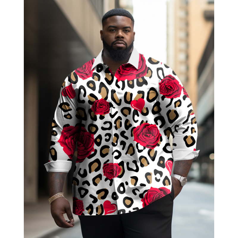 CB 2024 kevadine Amazoni piiriülene särk 3D mustvalge värvimaalimise ja trükkimisega meeste lihtne pikkade varrukatega särk