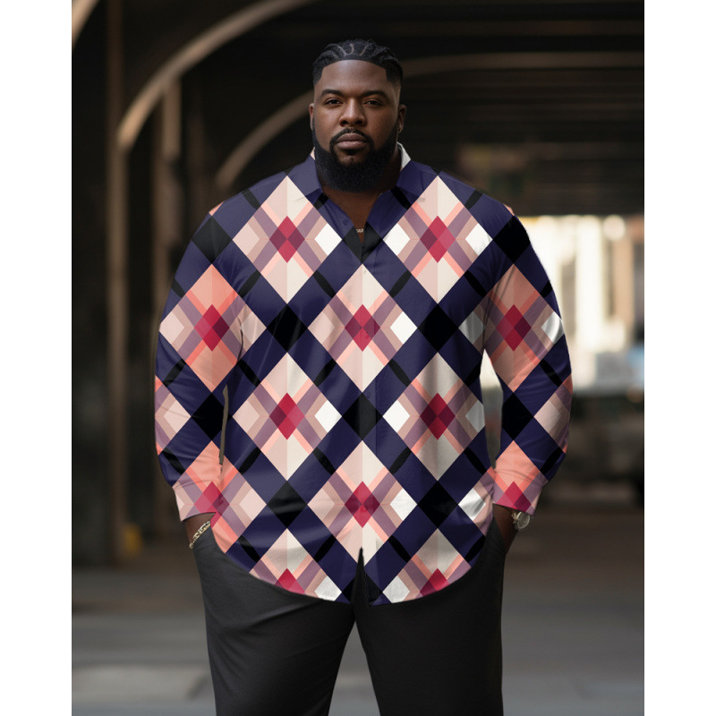 CB 2024 kevadine Amazoni piiriülene särk 3D mustvalge värvimaalimise ja trükkimisega meeste lihtne pikkade varrukatega särk