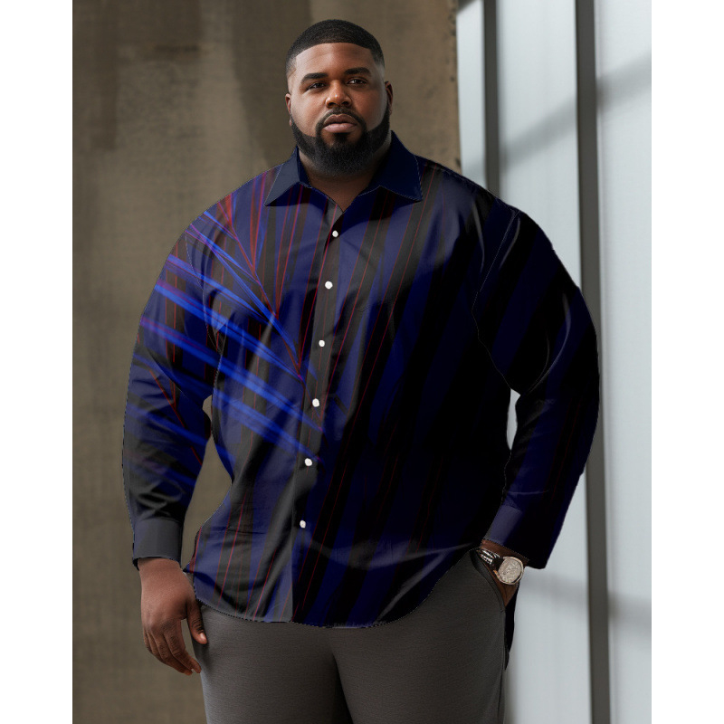 CB 2024 kevadine Amazoni piiriülene särk 3D mustvalge värvimaalimise ja trükkimisega meeste lihtne pikkade varrukatega särk