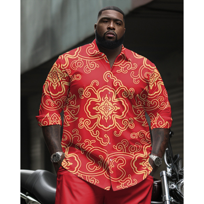 CB 2024 kevadine Amazoni piiriülene särk 3D mustvalge värvimaalimise ja trükkimisega meeste lihtne pikkade varrukatega särk