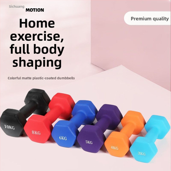 Kuusnurkne hantliga naiste fitness majapidamispuhas rauast ülikond laste meeste kombineeritud varustus väike hantli raskusjõud