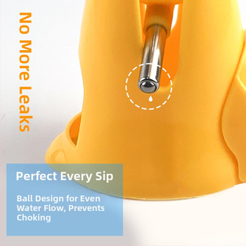 Доставки за хамстери, дозатор за вода с топка, водоустойчива хранилка за вода, дозатор за вода, малък размер, чайник за пиене със златна мечка