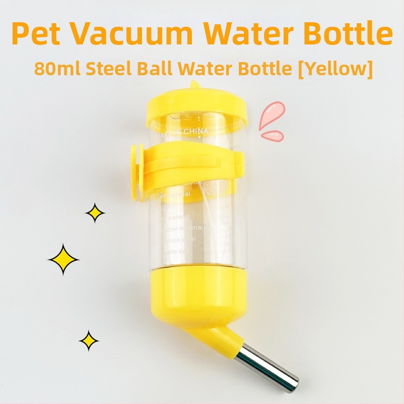 Доставки за хамстери, дозатор за вода с топка, водоустойчива хранилка за вода, дозатор за вода, малък размер, чайник за пиене със златна мечка