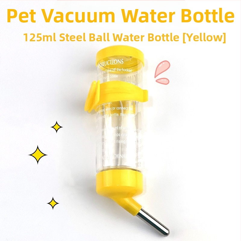 Доставки за хамстери, дозатор за вода с топка, водоустойчива хранилка за вода, дозатор за вода, малък размер, чайник за пиене със златна мечка