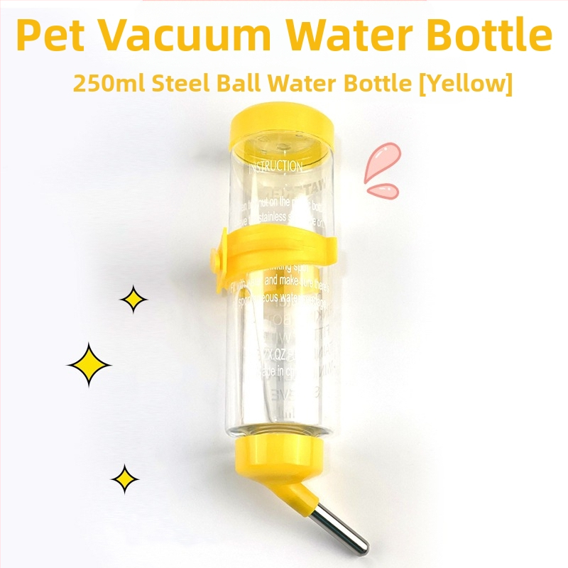 Доставки за хамстери, дозатор за вода с топка, водоустойчива хранилка за вода, дозатор за вода, малък размер, чайник за пиене със златна мечка