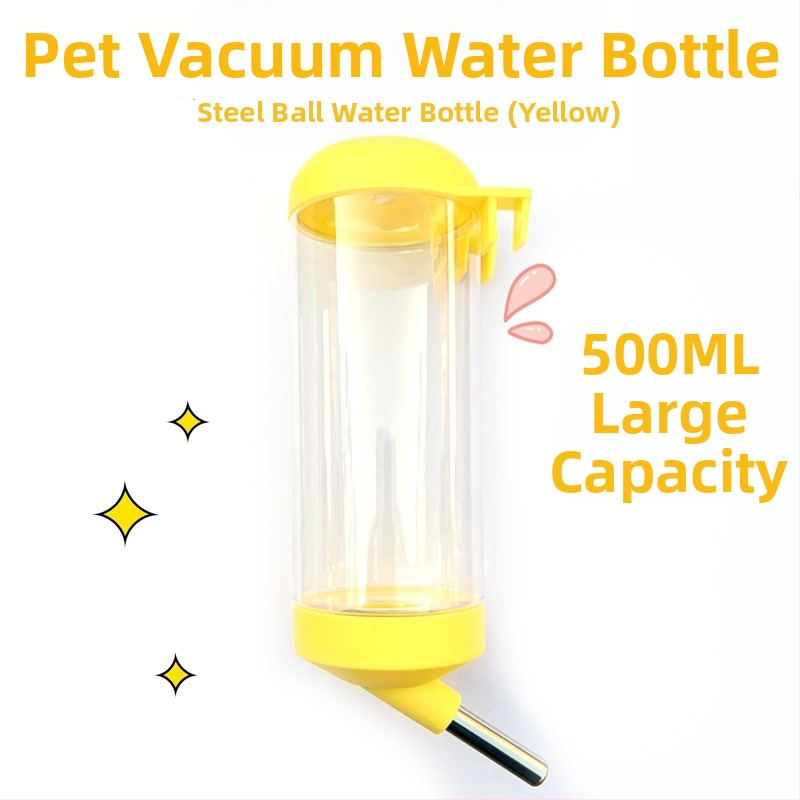 Доставки за хамстери, дозатор за вода с топка, водоустойчива хранилка за вода, дозатор за вода, малък размер, чайник за пиене със златна мечка