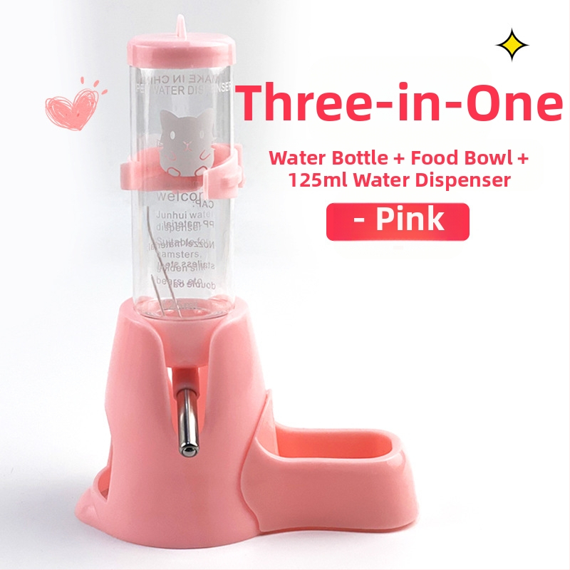 Доставки за хамстери, дозатор за вода с топка, водоустойчива хранилка за вода, дозатор за вода, малък размер, чайник за пиене със златна мечка