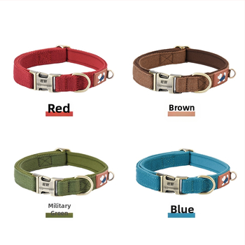 ♤ Κολάρο σκύλου, Προσαρμόσιμο χαραγμένο κολάρο σκύλου για κατοικίδια, Κολάρο εξωτερικού χώρου για μεγάλα, μεσαία και μικρά σκυλιά, Anti-Lost