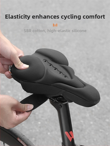 Силиконов калъф за седалка за велосипед West Rider, амортизиращ, високо еластичен, за планински велосипед, калъф за седалка, велосипедно оборудване за мъже