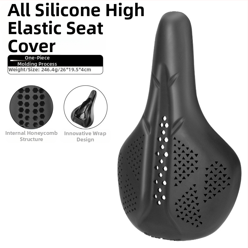 Κάλυμμα μαξιλαριού καθίσματος ποδηλάτου West Rider από σιλικόνη, απορροφητικό κραδασμών, υψηλής ελαστικότητας, κάλυμμα σέλας για ποδήλατο βουνού, εξοπλισμό ποδηλασίας για άνδρες