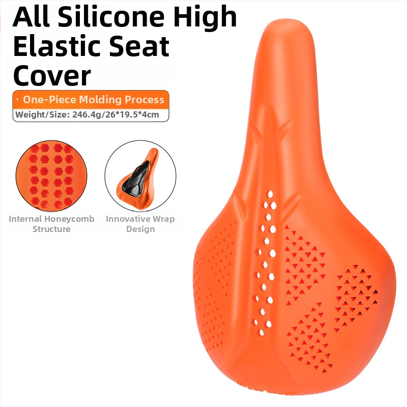 Κάλυμμα μαξιλαριού καθίσματος ποδηλάτου West Rider από σιλικόνη, απορροφητικό κραδασμών, υψηλής ελαστικότητας, κάλυμμα σέλας για ποδήλατο βουνού, εξοπλισμό ποδηλασίας για άνδρες