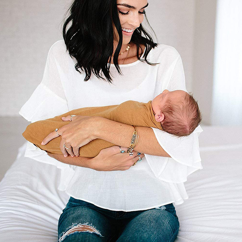 Bambusest puuvillane värvitud mähisrätik, tavaline kahekordne marlirätik, ühevärviline vannirätiku kate, tekk, Amazoni piiriülene INS-i kuum müük