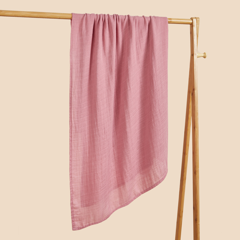 Bambusest puuvillane värvitud mähisrätik, tavaline kahekordne marlirätik, ühevärviline vannirätiku kate, tekk, Amazoni piiriülene INS-i kuum müük