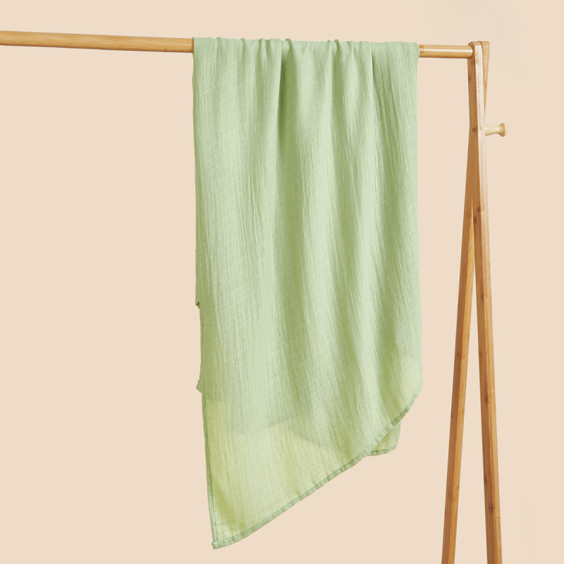 Bambusest puuvillane värvitud mähisrätik, tavaline kahekordne marlirätik, ühevärviline vannirätiku kate, tekk, Amazoni piiriülene INS-i kuum müük