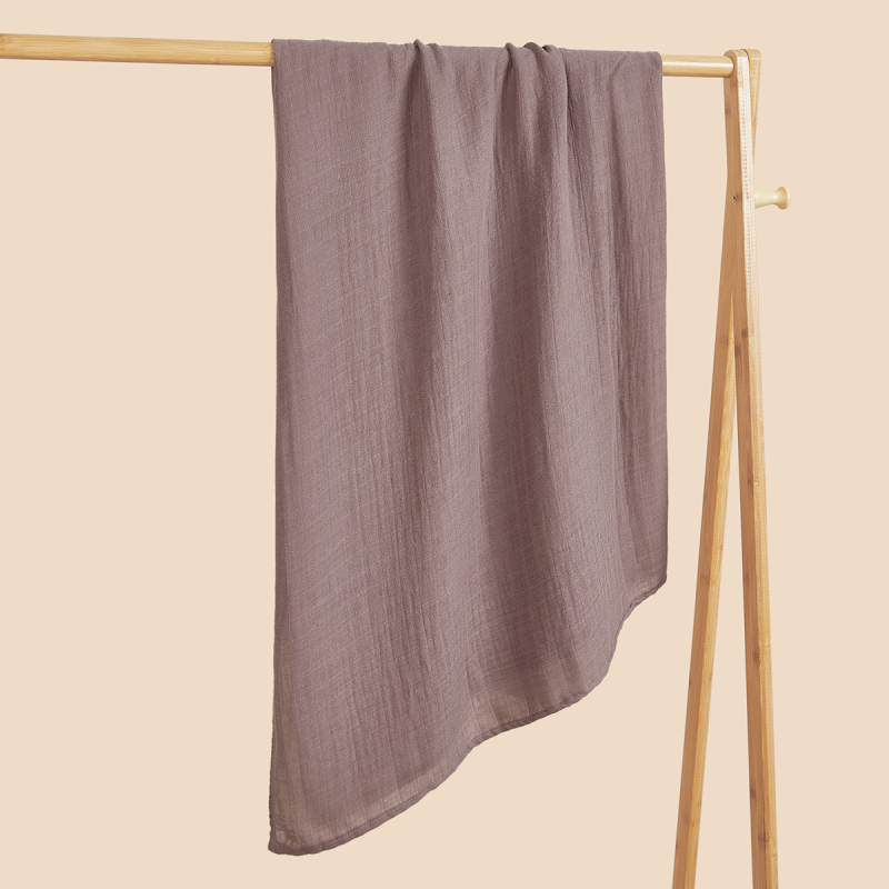 Bambusest puuvillane värvitud mähisrätik, tavaline kahekordne marlirätik, ühevärviline vannirätiku kate, tekk, Amazoni piiriülene INS-i kuum müük