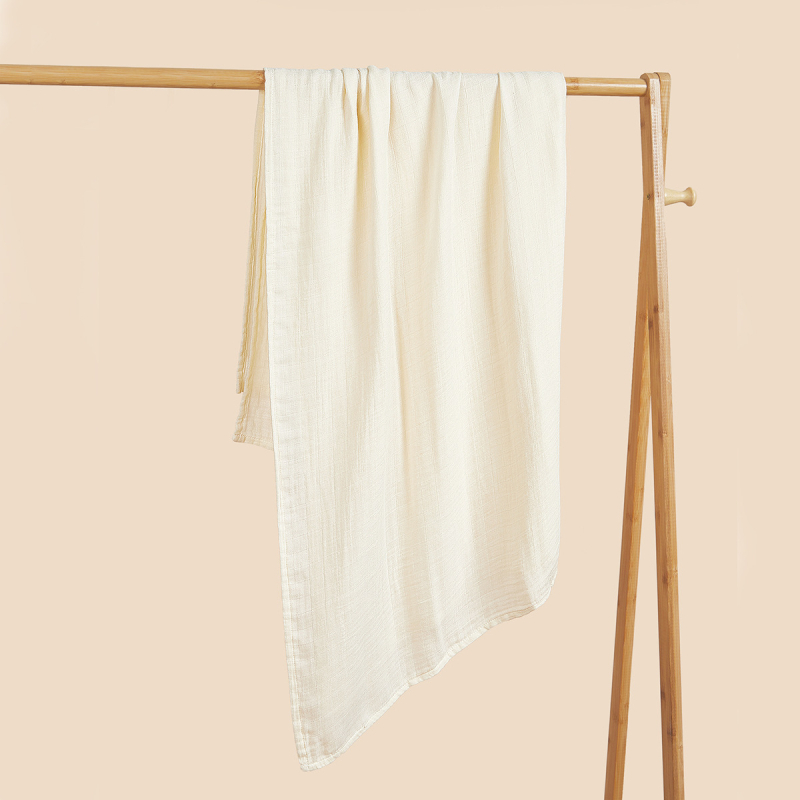 Bambusest puuvillane värvitud mähisrätik, tavaline kahekordne marlirätik, ühevärviline vannirätiku kate, tekk, Amazoni piiriülene INS-i kuum müük