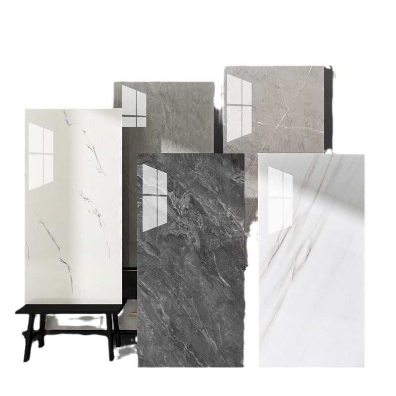 Isekleepuv veekindel ja niiskuskindel tapeet, köögi, vannitoa, alumiinium-plastplaadi, õlikindla marmori imitatsiooniga plaatide kleebised