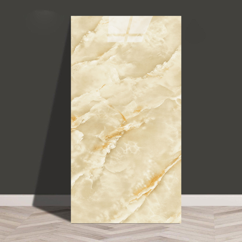 Isekleepuv veekindel ja niiskuskindel tapeet, köögi, vannitoa, alumiinium-plastplaadi, õlikindla marmori imitatsiooniga plaatide kleebised