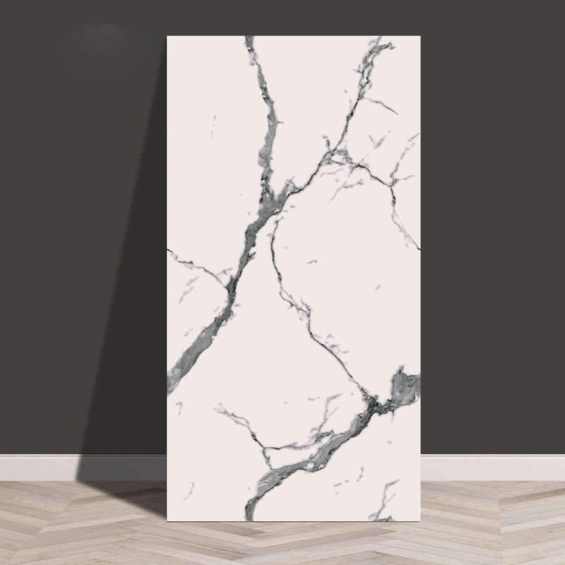 Isekleepuv veekindel ja niiskuskindel tapeet, köögi, vannitoa, alumiinium-plastplaadi, õlikindla marmori imitatsiooniga plaatide kleebised