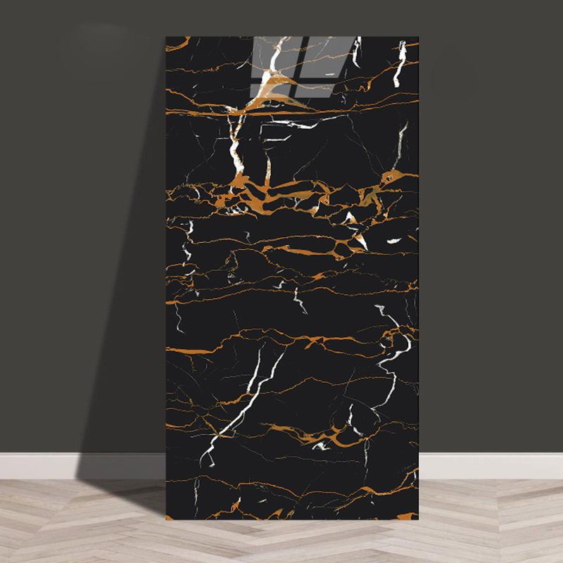 Isekleepuv veekindel ja niiskuskindel tapeet, köögi, vannitoa, alumiinium-plastplaadi, õlikindla marmori imitatsiooniga plaatide kleebised