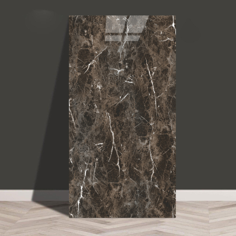 Isekleepuv veekindel ja niiskuskindel tapeet, köögi, vannitoa, alumiinium-plastplaadi, õlikindla marmori imitatsiooniga plaatide kleebised