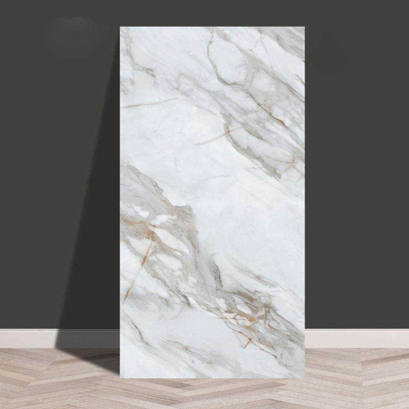 Isekleepuv veekindel ja niiskuskindel tapeet, köögi, vannitoa, alumiinium-plastplaadi, õlikindla marmori imitatsiooniga plaatide kleebised