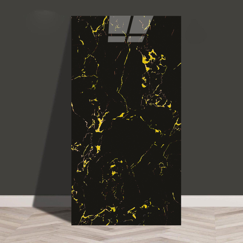 Isekleepuv veekindel ja niiskuskindel tapeet, köögi, vannitoa, alumiinium-plastplaadi, õlikindla marmori imitatsiooniga plaatide kleebised