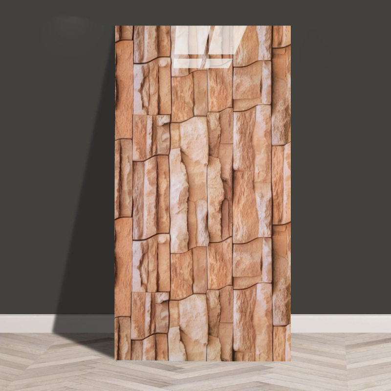 Isekleepuv veekindel ja niiskuskindel tapeet, köögi, vannitoa, alumiinium-plastplaadi, õlikindla marmori imitatsiooniga plaatide kleebised