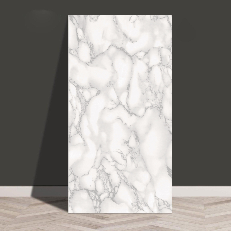 Isekleepuv veekindel ja niiskuskindel tapeet, köögi, vannitoa, alumiinium-plastplaadi, õlikindla marmori imitatsiooniga plaatide kleebised