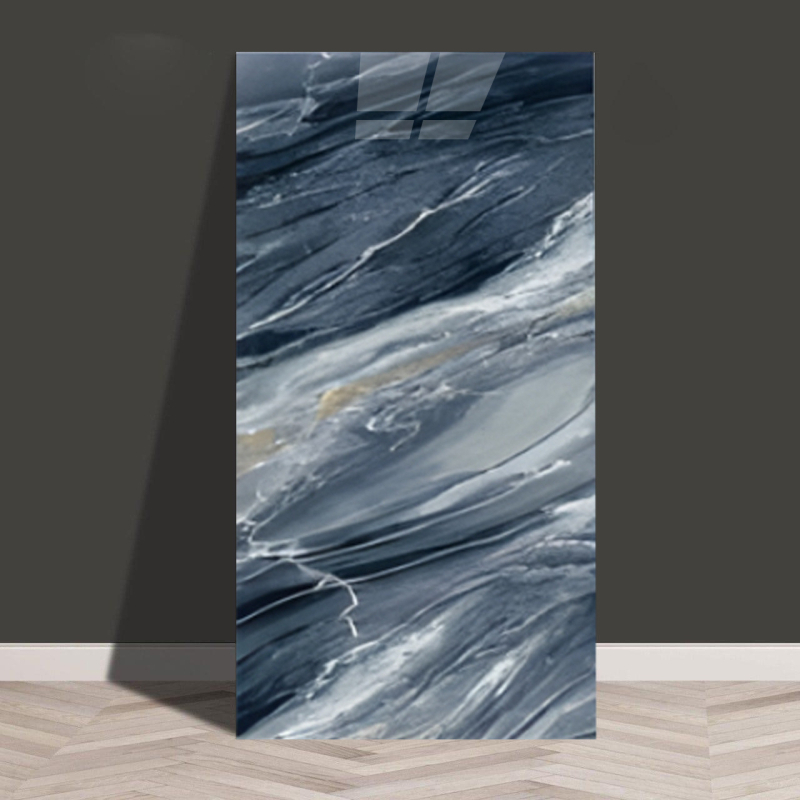 Isekleepuv veekindel ja niiskuskindel tapeet, köögi, vannitoa, alumiinium-plastplaadi, õlikindla marmori imitatsiooniga plaatide kleebised