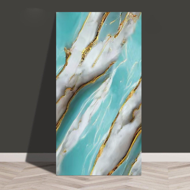 Isekleepuv veekindel ja niiskuskindel tapeet, köögi, vannitoa, alumiinium-plastplaadi, õlikindla marmori imitatsiooniga plaatide kleebised