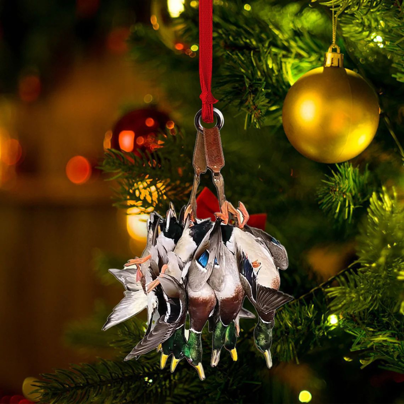 Öökull-kährik jõulukaunistused jõulupuu ripats 2D lameda trükiga akrüülist väike ripats ristiäärisega uus