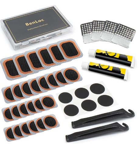 Piiriülene jalgratta rehvide purunemiskoha komplekt Rehviparanduskile liimikomplekt Jalgratta rehvide parandamise tööriistakomplekt