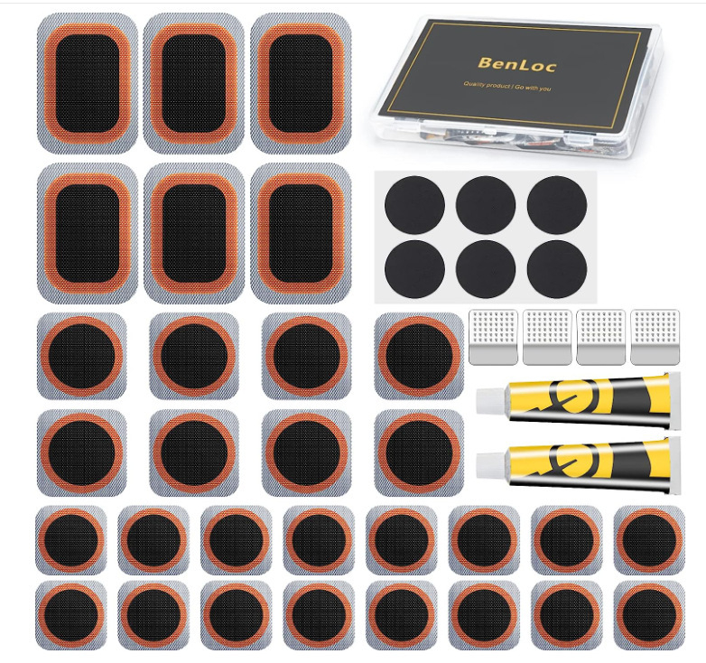 Piiriülene jalgratta rehvide purunemiskoha komplekt Rehviparanduskile liimikomplekt Jalgratta rehvide parandamise tööriistakomplekt