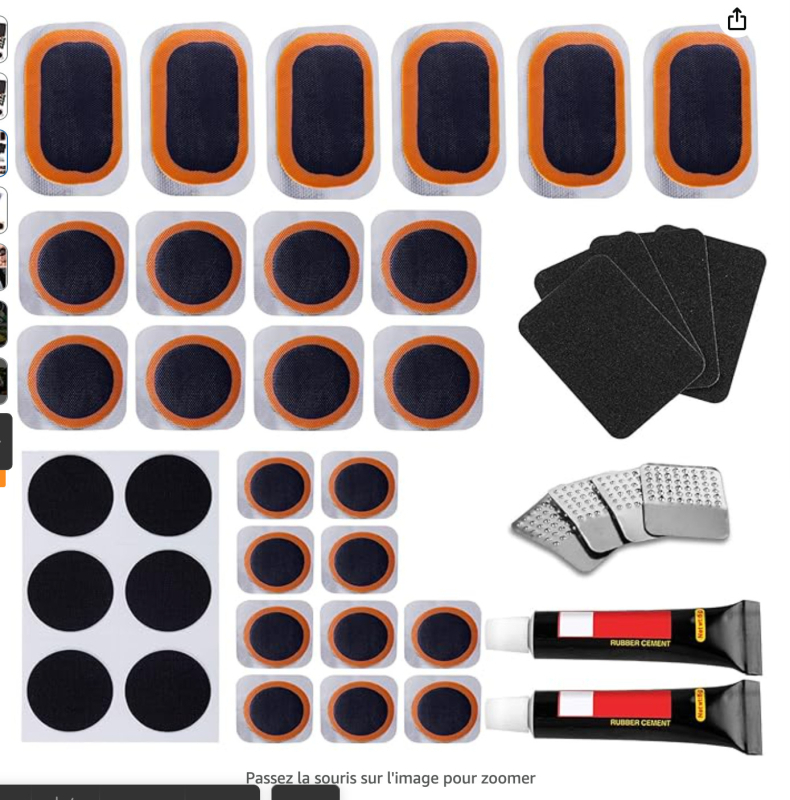 Piiriülene jalgratta rehvide purunemiskoha komplekt Rehviparanduskile liimikomplekt Jalgratta rehvide parandamise tööriistakomplekt