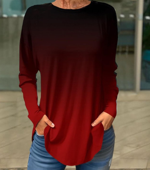 Piiriülene väliskaubandus, uued Euroopa ja Ameerika pullover-lilledega sügis- ja talvised ümara kaelusega naiste jakid, 3D-printimine partii figuuriks