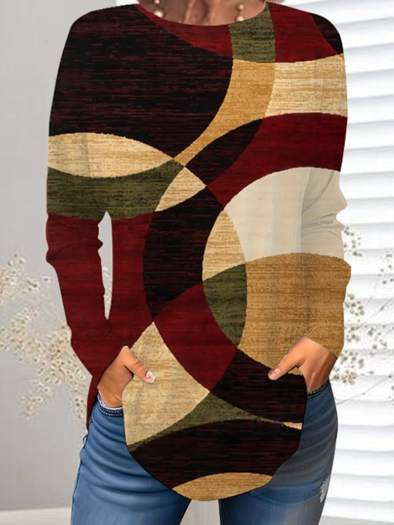 Piiriülene väliskaubandus, uued Euroopa ja Ameerika pullover-lilledega sügis- ja talvised ümara kaelusega naiste jakid, 3D-printimine partii figuuriks